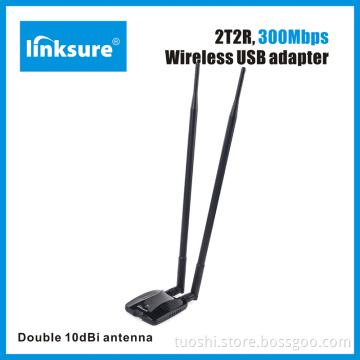 Ralink 3072 ,2T2R,300Mbps usb WIFI antenna,Linksure N310